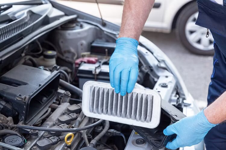 car air filter replacement by car and auto repair shop in corvallis, or